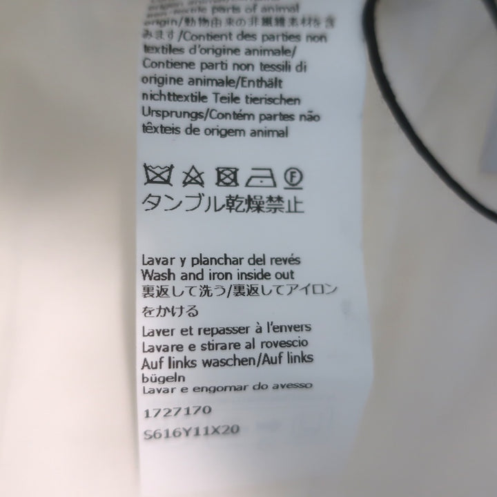 Loewe care label, style S616Y11X20, dry clean