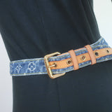 Louis Vuitton Monogram Denim Bum Bag Blue