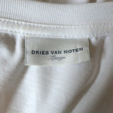 Dries Van Noten Havil Ruffled Tulle-Appliqued Tank Top White/Multi Size Large