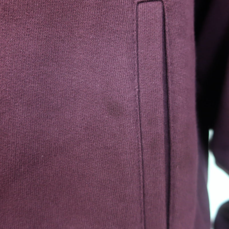 Celine Teddy Varsity Jacket Burgundy Cotton Size Medium Unisex