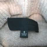 Nili Lotan Turtleneck Sweater Beige Cashmere-Blend Size Small