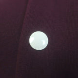 Celine Teddy Varsity Jacket Burgundy Cotton Size Medium Unisex