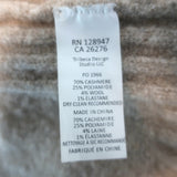 Nili Lotan Turtleneck Sweater Beige Cashmere-Blend Size Small