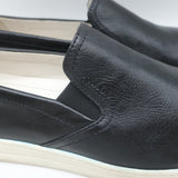 Prada Slip-On Sneakers Black Leather Size 40