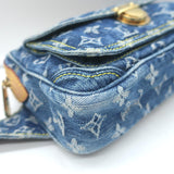 Louis Vuitton Monogram Denim Bum Bag Blue