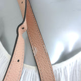 Chloe Marcie Mini Crossbody Saddle Bag Pale Pink Grained Leather