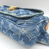 Louis Vuitton Monogram Denim Bum Bag Blue