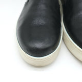 Prada Slip-On Sneakers Black Leather Size 40
