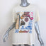 MOTHER The Rowdy Hot Mama Tee Ecru Size Small Short Sleeve Top