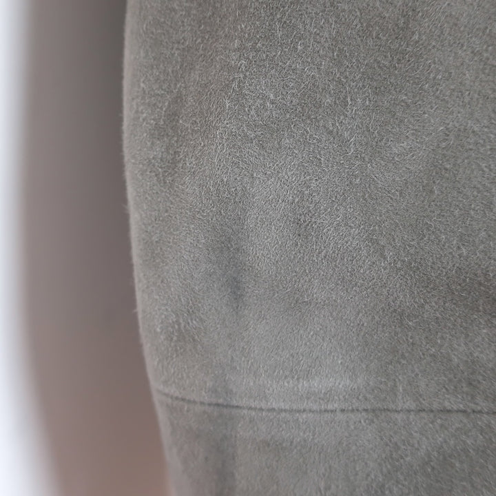 Tom Ford Suede Bomber Jacket Taupe Gray Size 54