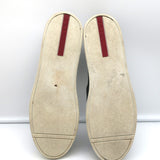 Prada Slip-On Sneakers Black Leather Size 40