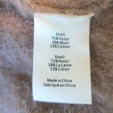 L'Agence Elin Four-Pocket Cardigan Camel Brushed Knit Size Extra Small