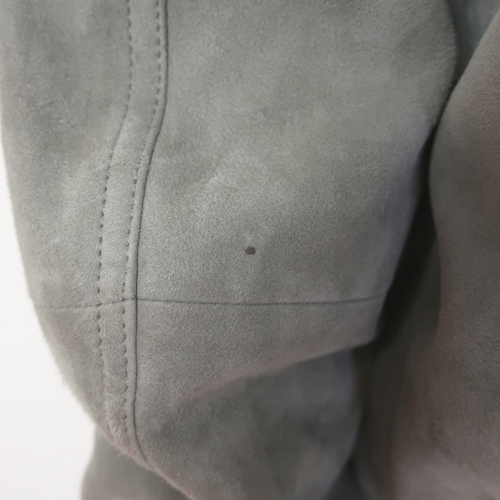 Tom Ford Suede Bomber Jacket Taupe Gray Size 54