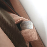 Chloe Marcie Mini Crossbody Saddle Bag Pale Pink Grained Leather