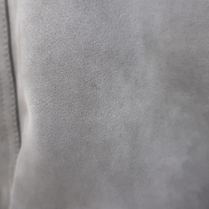 Tom Ford Suede Bomber Jacket Taupe Gray Size 54