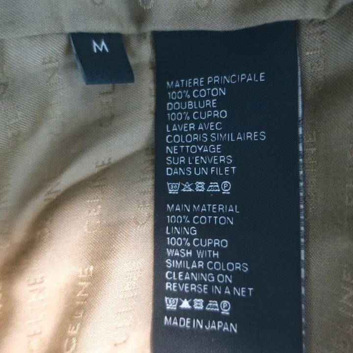 Celine Teddy Denim Bomber Jacket Blue Cotton Size Medium
