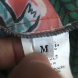 La DoubleJ Choux Mini Shirt Dress Patchwork Printed Faille Size Medium