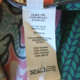 La DoubleJ Choux Mini Shirt Dress Patchwork Printed Faille Size Medium