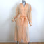 LAPOINTE Sheer Trench Coat Peach Size Extra Small