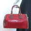 Miu Miu Colorblock Boston Bag Red & Burgundy Leather Medium Crossbody