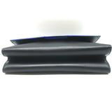 Proenza Schouler Curl Heart Cut-Out Clutch Black Leather NEW