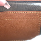 Chloe Marcie Mini Crossbody Saddle Bag Brown Grained Leather