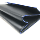 Proenza Schouler Curl Heart Cut-Out Clutch Black Leather NEW