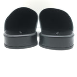 Balenciaga Cosy BB Logo Mules Black Leather Size 41 NEW