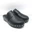 Hermes Calya Clog Mules Black Leather Size 37