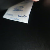 Proenza Schouler Curl Heart Cut-Out Clutch Black Leather NEW