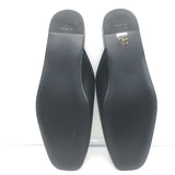Balenciaga Cosy BB Logo Mules Black Leather Size 41 NEW