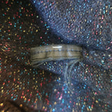 Scotch & Soda Ruffled High-Neck Lurex Knit Sweater Black/Multi Size Small