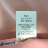 LAPOINTE Matching Satin Sleeveless Top & Wide Leg Pants Set Peach Size 4