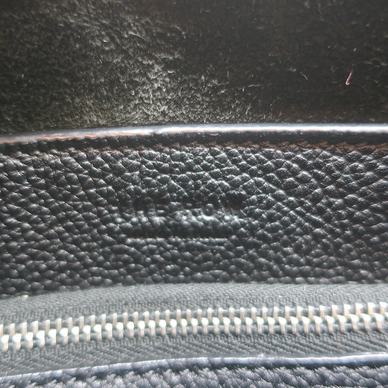 The Row Sidekick Shoulder Bag Black Grained Leather