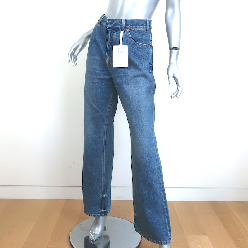 Christian Dior Flared Jeans Medium Blue Denim Size US 10 NEW