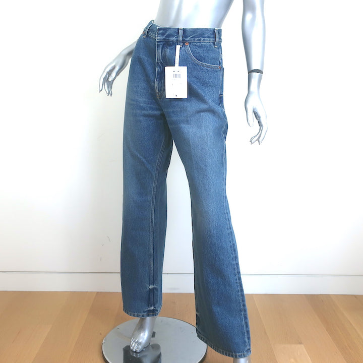 Christian Dior Flared Jeans Medium Blue Denim Size US 10 NEW