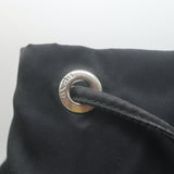 Prada Tessuto Double Front Pocket Medium Backpack Black Leather-Trim Nylon