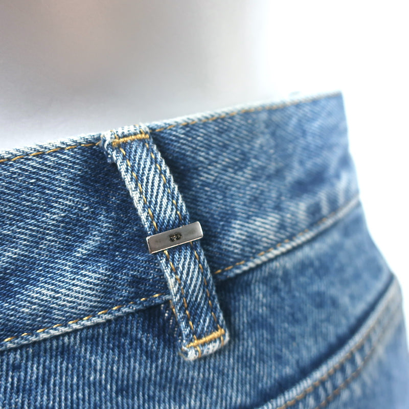 Christian Dior Flared Jeans Medium Blue Denim Size US 10 NEW