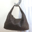 Bottega Veneta Large Veneta Hobo Dark Brown Intrecciato Leather Shoulder Bag