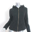 Peter Cohen Zip-Up Hoodie Jacket Charcoal Wool-Cashmere Size Petite