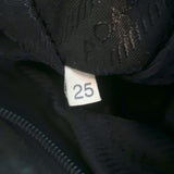 Prada Tessuto Double Front Pocket Medium Backpack Black Leather-Trim Nylon