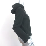 Peter Cohen Zip-Up Hoodie Jacket Charcoal Wool-Cashmere Size Petite