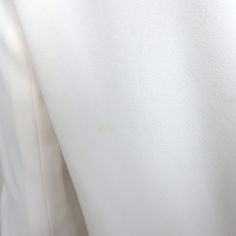 IRO Blazer Alessia Ivory Crepe Size 2 One-Button Jacket