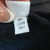 Peter Cohen Zip-Up Hoodie Jacket Charcoal Wool-Cashmere Size Petite