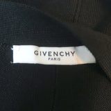 Givenchy Floral Print Cardigan Black Silk-Paneled Cashmere Size Large