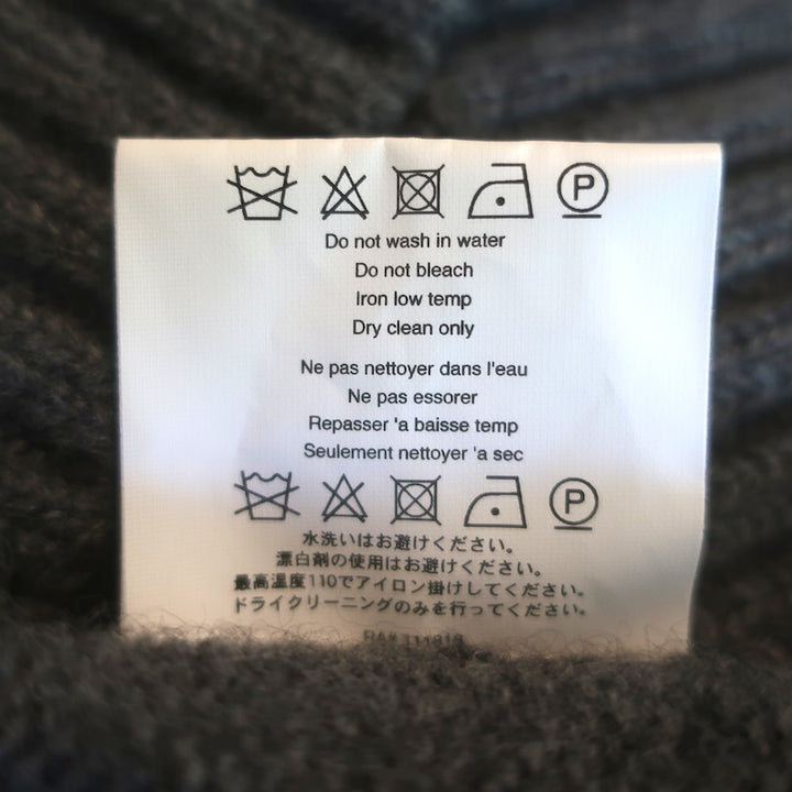 Michael Kors Collection Cashmere Turtleneck Sweater Gray Melange Size Small