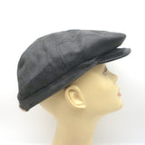 Gucci GG Monogram Canvas Newsboy Cap Charcoal/Black Size Large