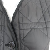 Christian Dior Macrocannage Quilted Vest Black Size 34