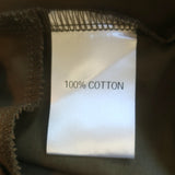 The Frankie Shop Karole Long Sleeve Shirt Dress Olive Cotton One Size