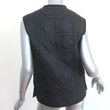Christian Dior Macrocannage Quilted Vest Black Size 34